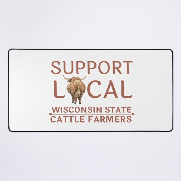 Item preview, Support local Wisconsin State Cattle Farmers designed and sold by FarmsteadAcers.