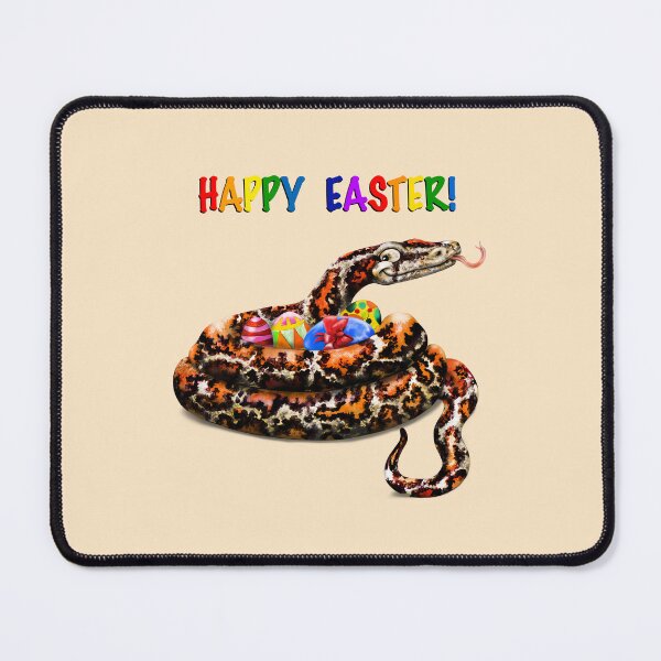 Item preview, Happy Easter! Ssssimple | Cartoon Burmese Python  designed and sold by Snootrac.