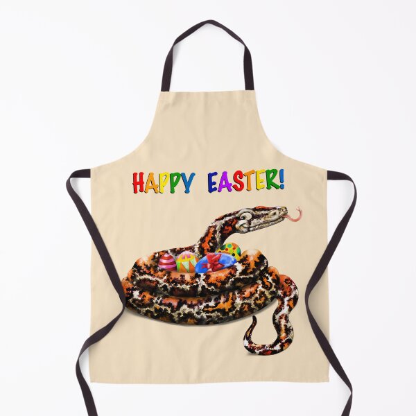 Item preview, Happy Easter! Ssssimple | Cartoon Burmese Python designed and sold by Snootrac.