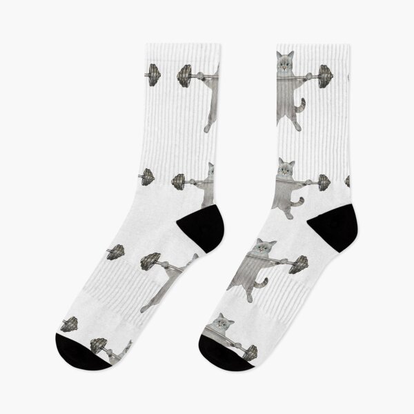 Item preview, cat in a gym designed and sold by The Enthousiaste.