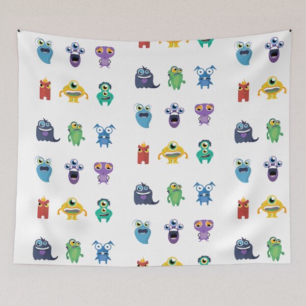 Item preview, Cute colorfull nine alien monster pack designed and sold by ALIENATIVED.