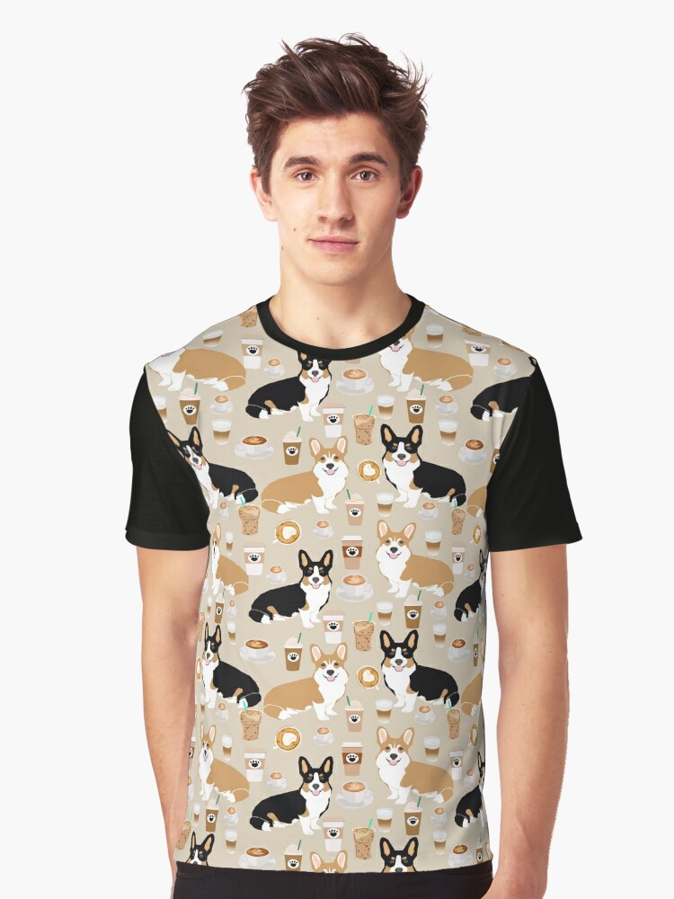 corgi graphic tee