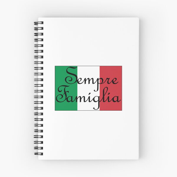 Item preview, Sempre Famiglia means Always Family in Italian (Italian Flag) designed and sold by SunnyDazDesign.