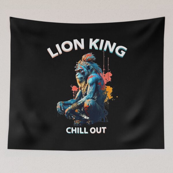 Item preview, Lion King Meditation Chill Out Calm Down Graphic designed and sold by MERY-DESIGNS.