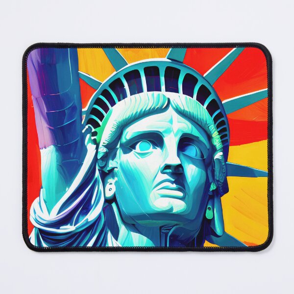 Item preview, Statue of Liberty vibrant oil painting No1 designed and sold by angelisart.
