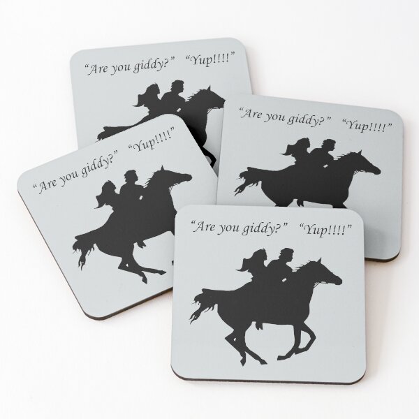 Item preview, A couple riding on a galloping horse: Are you giddy? Yup!!!! designed and sold by SomeGuyLou.