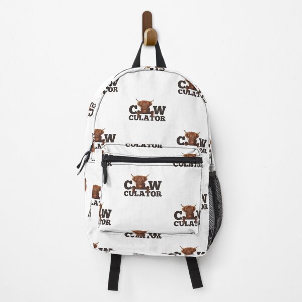 Item preview, Harry Cow "Cow-culator" sticker Funny colorful cow puns Calculator designed and sold by FarmsteadAcers.