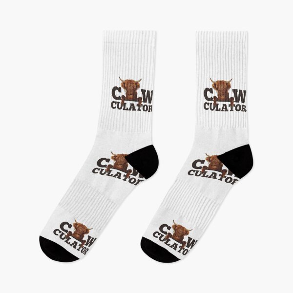 Item preview, Harry Cow "Cow-culator" sticker Funny colorful cow puns Calculator designed and sold by FarmsteadAcers.