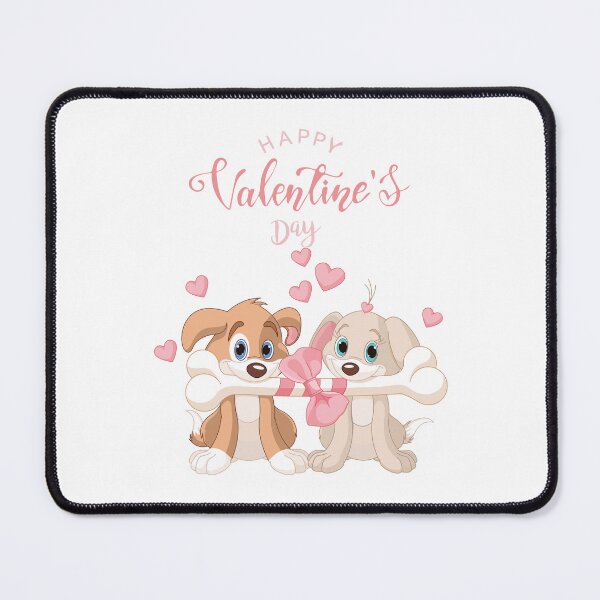 Aperçu de l'œuvre Saint Valentin des chiens amoureux créée et vendue par VisAIon.