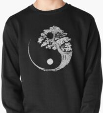 Yin Yang Bonsai Tree Japanese Buddhist Zen Pullover Sweatshirt