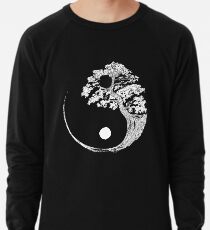 Yin Yang Bonsai-Baum Japanischer buddhistischer Zen Leichtes Sweatshirt