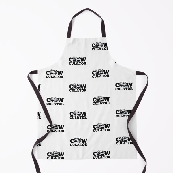 Item preview, Black and white Cow "Cow-culator" sticker Funny colorful cow puns Calculator designed and sold by FarmsteadAcers.