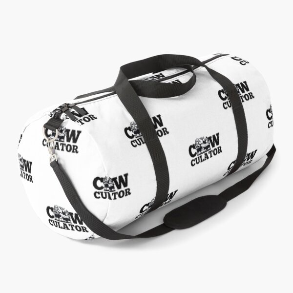 Item preview, Black and white Cow "Cow-culator" sticker Funny colorful cow puns Calculator designed and sold by FarmsteadAcers.