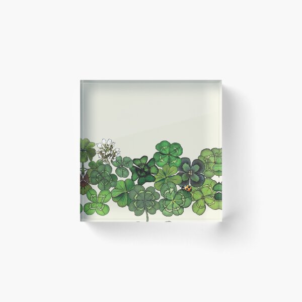 Item preview, Four Leaf Clover Shamrock with Lady Bug designed and sold by MeMaKiDesign.