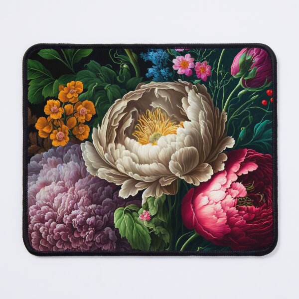 Item preview, Digital painting of a bunch of flowers designed and sold by Simone Davino.