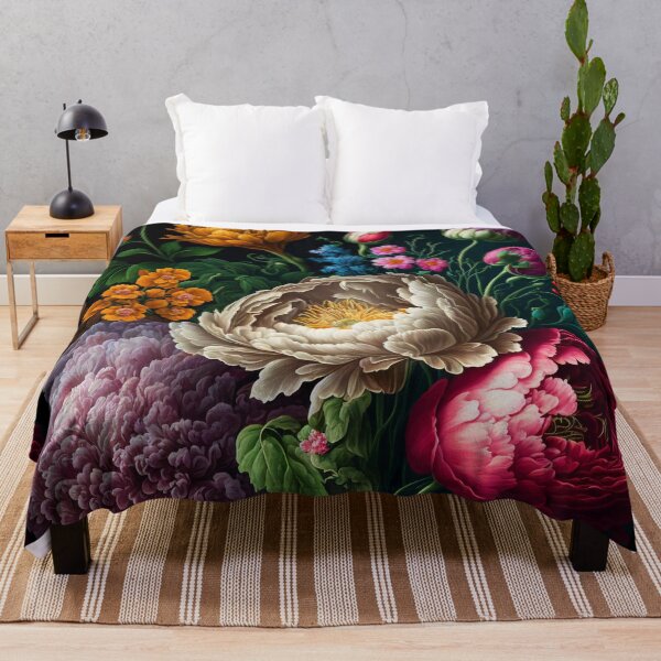 Item preview, Digital painting of a bunch of flowers designed and sold by Simone Davino.
