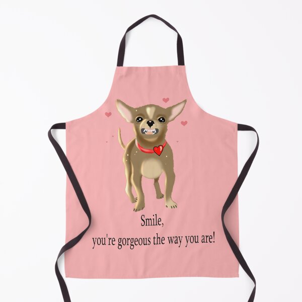 Item preview, Smile, you're gorgeous the way you are!, pet, dog, chihuahua, hearts designed and sold by GiiReez.