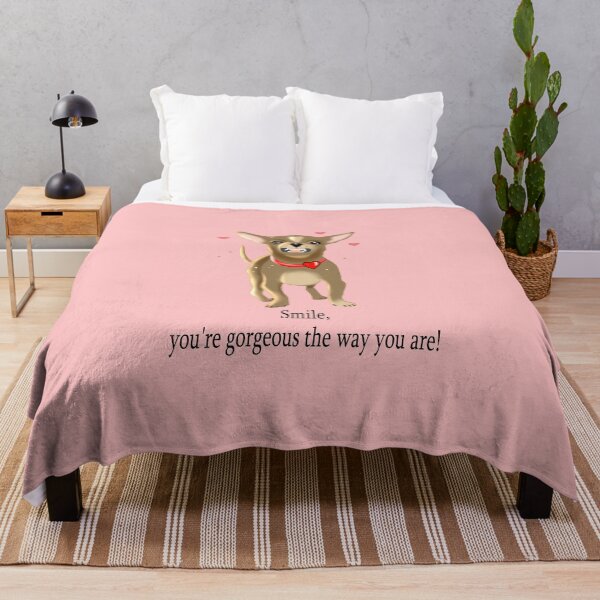 Item preview, Smile, you're gorgeous the way you are!, pet, dog, chihuahua, hearts designed and sold by GiiReez.