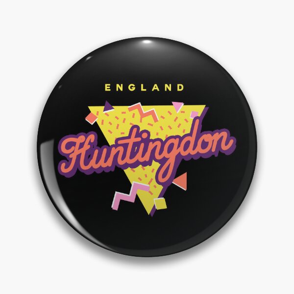 Item preview, Retro 90s Pop 'Huntingdon' Vintage England designed and sold by dinosareforever.
