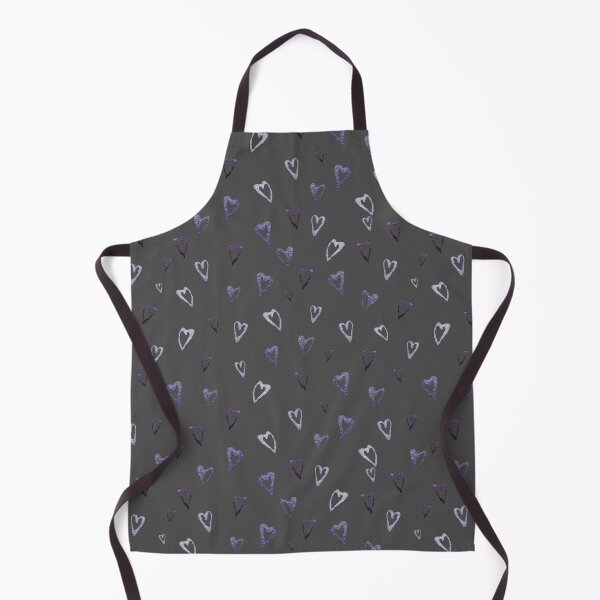 Item preview, Heart glitter cute seamless pattern purple sketch grey designed and sold by Yana Mustafina | Boho Soulful Designs.