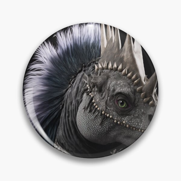 Item preview, Dinosaur with purple hair designed and sold by Simone Davino.
