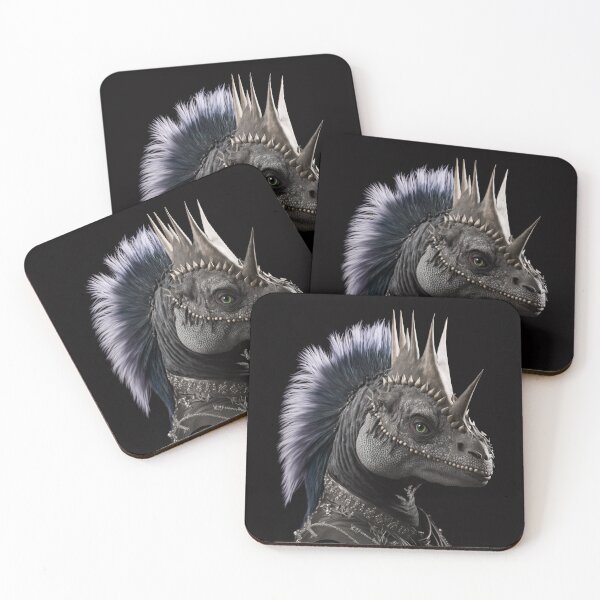 Item preview, Dinosaur with purple hair designed and sold by Simone Davino.