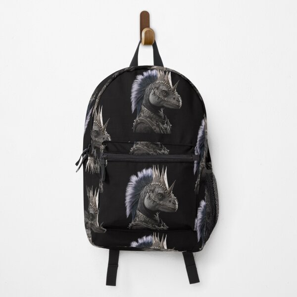 Item preview, Dinosaur with purple hair designed and sold by Simone Davino.