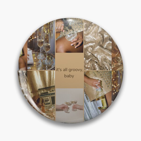 Item preview, Sophisticated Gold Disco Girl Print designed and sold by Femme Pastel Collective.