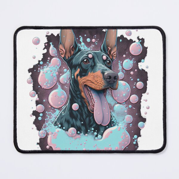Item preview, Dopey Soapy Dobermann designed and sold by Expedition-AI.
