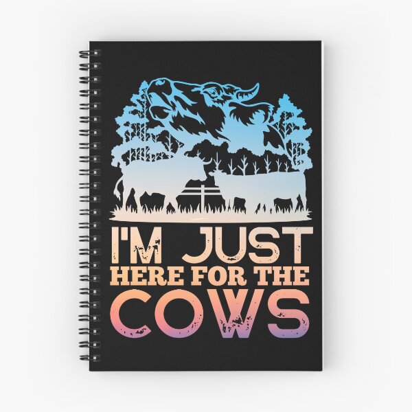 Item preview, I'm just here for the Cows - Sunrise version Cow lovers designed and sold by FarmsteadAcers.
