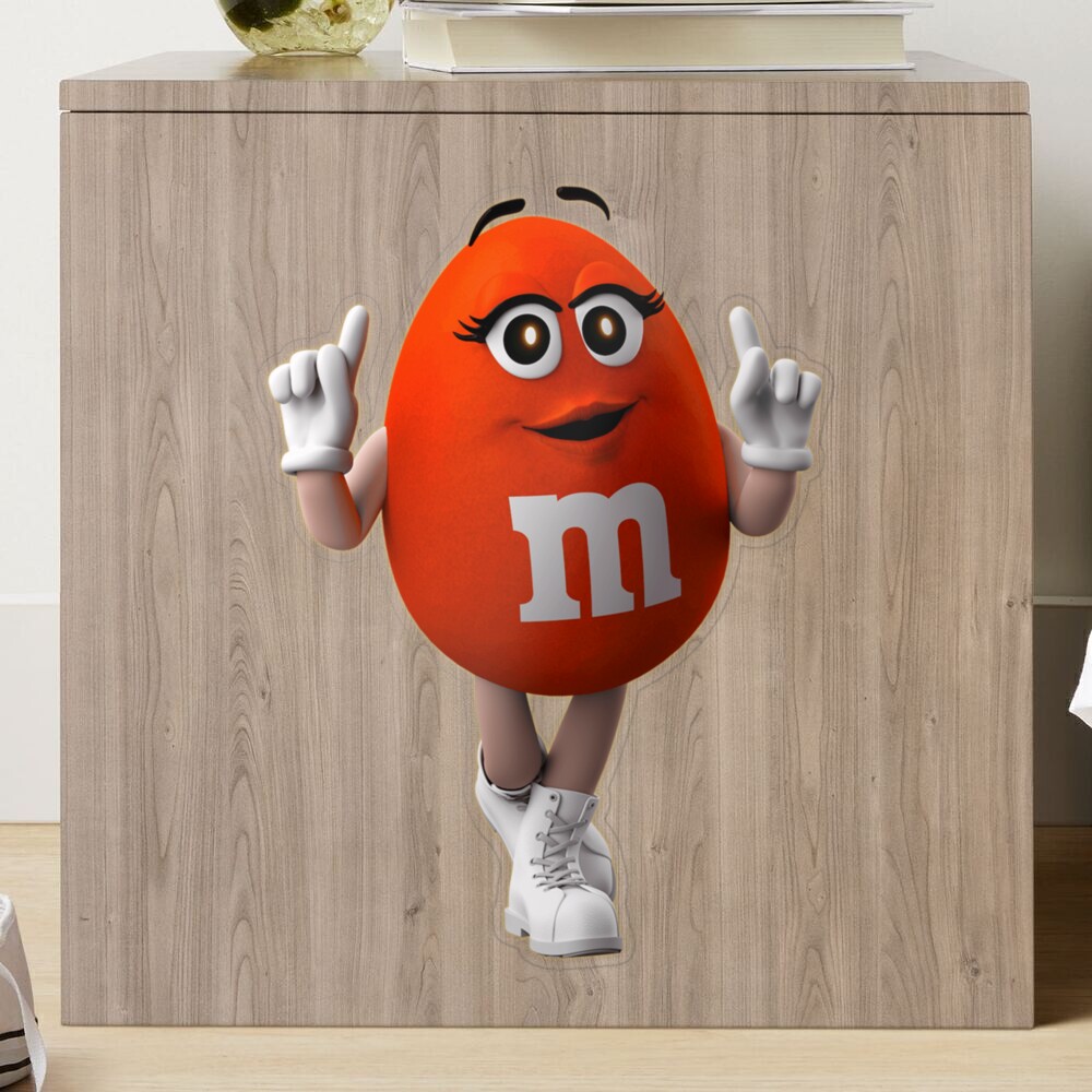 M and ms  Sticker for Sale by Designarty