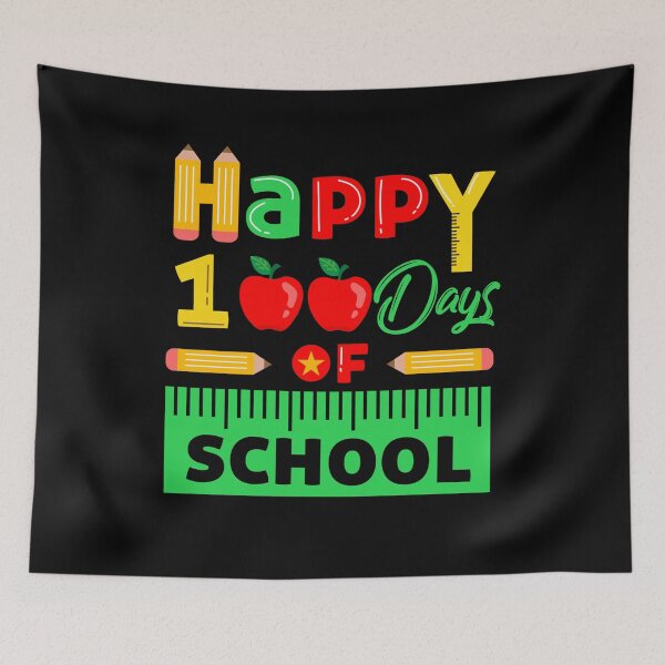 Item preview, Cute 100th Day Of School 100 Days Leopard Rainbow Boys Girls designed and sold by robenho ⭐⭐⭐⭐⭐.
