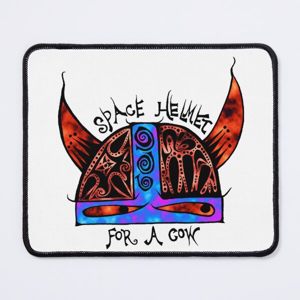Item preview, A Cosmic Space Helmet for a Cow? designed and sold by rustmoon.