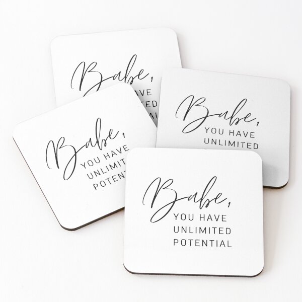 Item preview, Babe, you have unlimited potential designed and sold by successmom.