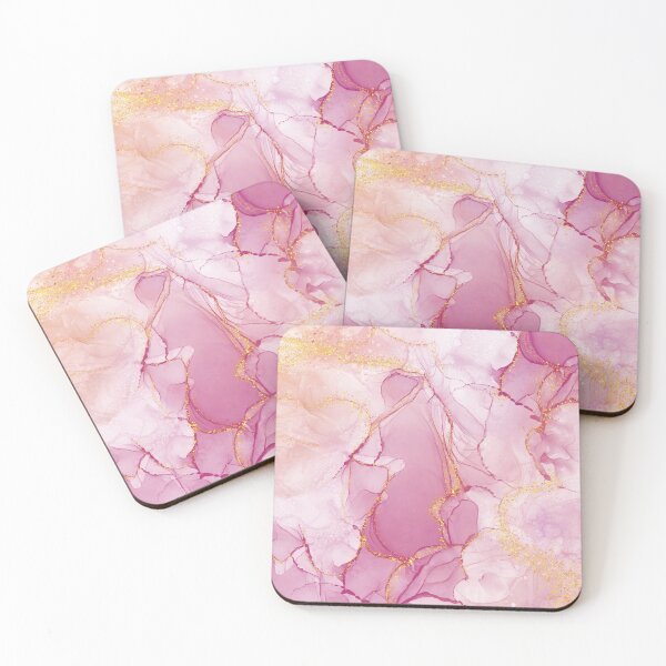 Item preview, Pink and Gold Abstract  designed and sold by Cordialpress.