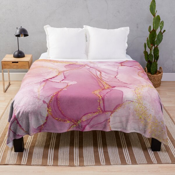 Item preview, Pink and Gold Abstract designed and sold by Cordialpress.