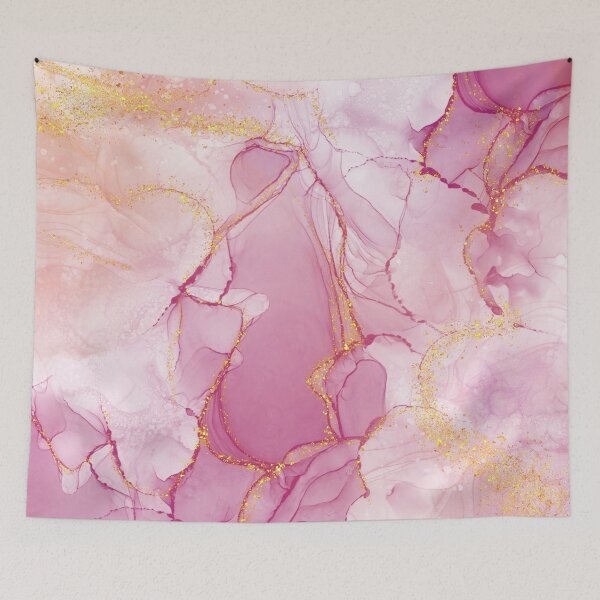 Item preview, Pink and Gold Abstract  designed and sold by Cordialpress.