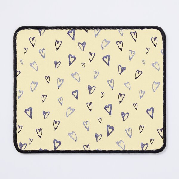 Item preview, Heart glitter cute seamless pattern purple sketch beige designed and sold by Yana Mustafina | Boho Soulful Designs.