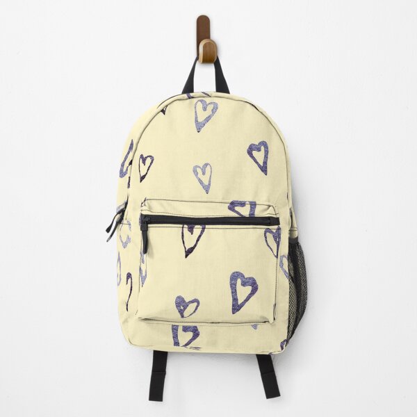 Item preview, Heart glitter cute seamless pattern purple sketch beige designed and sold by Yana Mustafina | Boho Soulful Designs.
