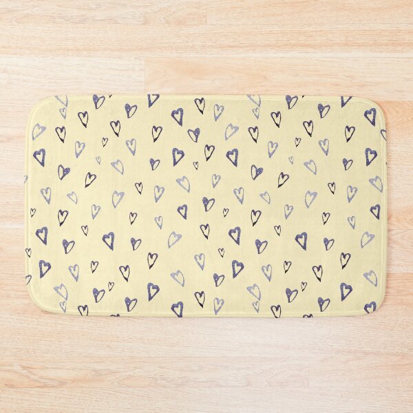 Item preview, Heart glitter cute seamless pattern purple sketch beige designed and sold by Yana Mustafina | Boho Soulful Designs.