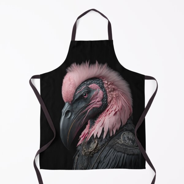 Item preview, Goth flamingo with pink hair designed and sold by Simone Davino.
