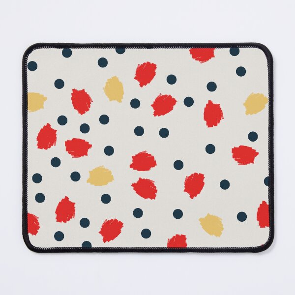 Item preview, Red, Gold, and Black Abstract Spots designed and sold by Gumblebee Design.