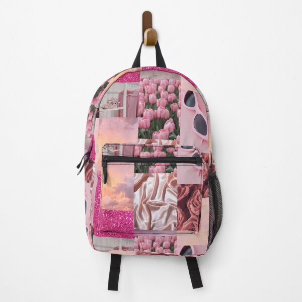 Item preview, Pink Tulips and Glitter Print designed and sold by Femme Pastel Collective.