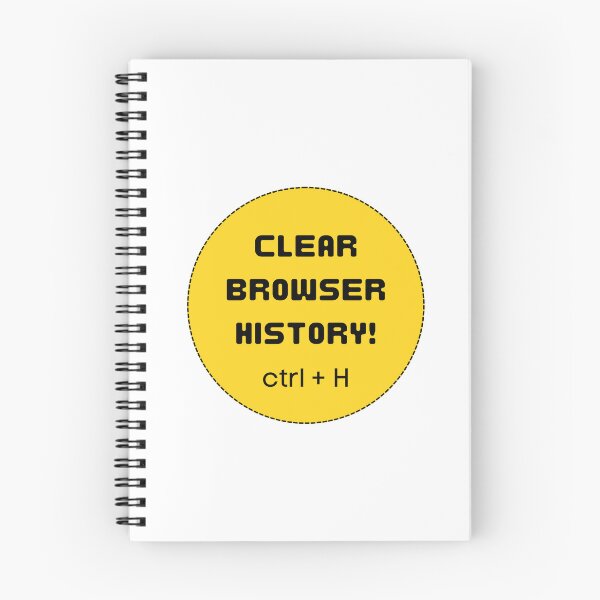 Item preview, Clear Browser History! designed and sold by Camila Garcia.