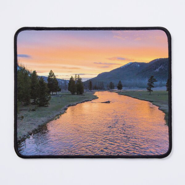 Item preview, Sunset on the Madison River, Yellowstone National Park, Montana designed and sold by Digital Studio D2.