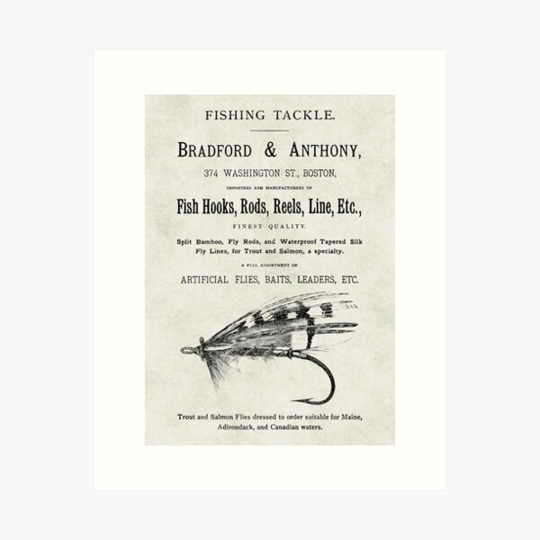Antique Fishing Tackle Art Prints for Sale