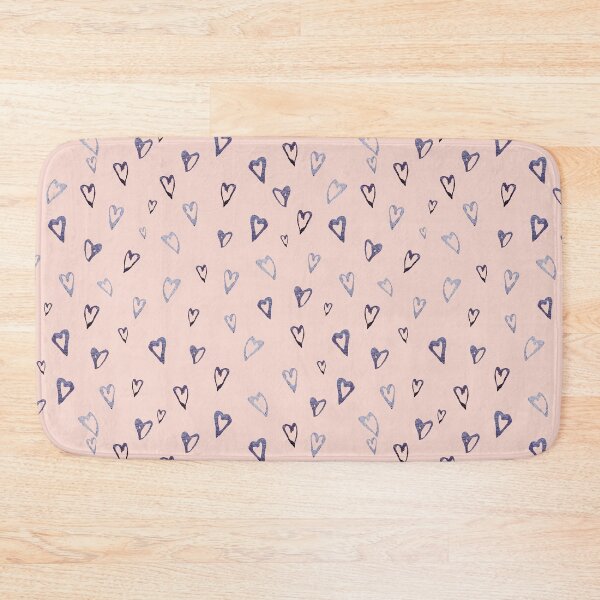Item preview, Heart glitter cute seamless pattern purple sketch pink designed and sold by Yana Mustafina | Boho Soulful Designs.