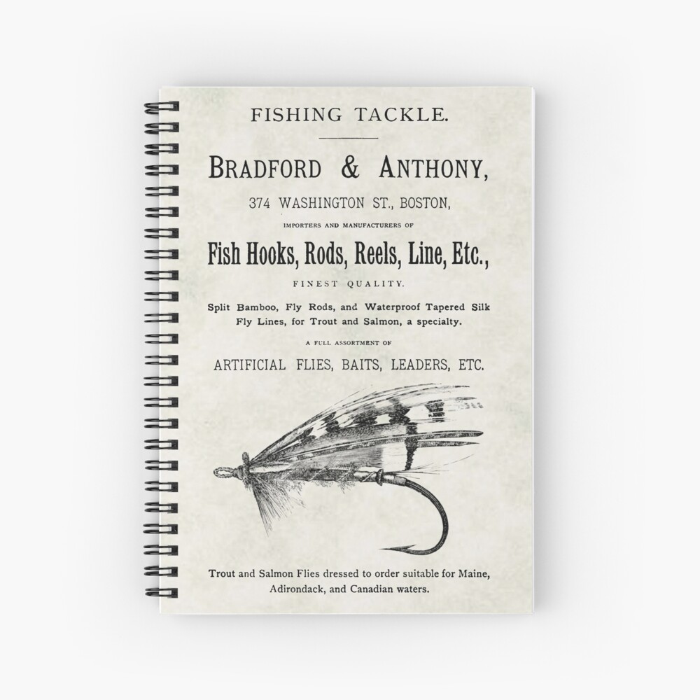 Antique Fly Fishing Tackle Advertisement  Art Print for Sale by Michael  Kessel