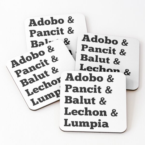 Item preview, Filipino Food- Adobo, Pancit, Balut, Lechon, and Lumpia designed and sold by pandagirlpro.