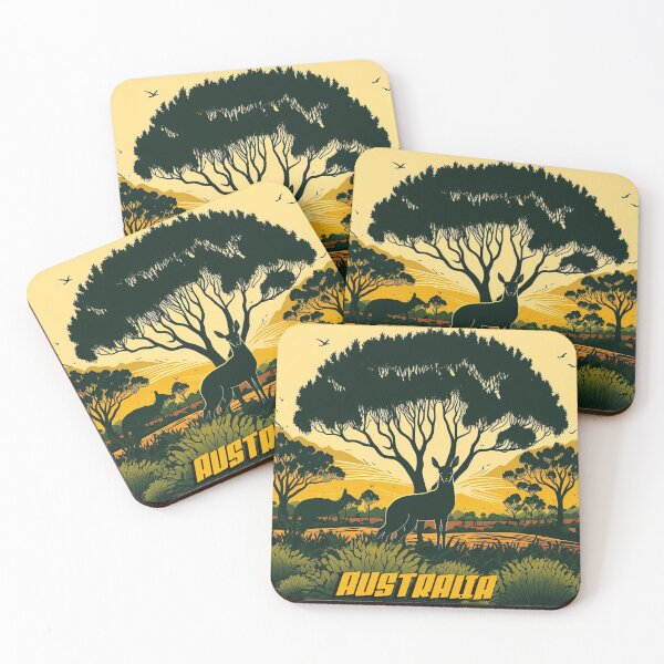 Item preview, Australian savannah landscape designed and sold by AreteSticker.